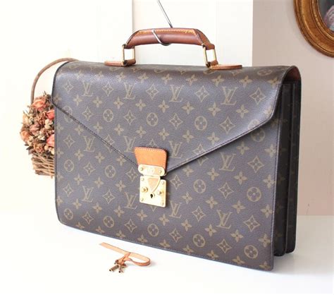 fake louis vuitton briefcase|louis vuitton attache briefcase.